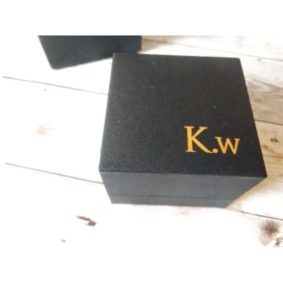 NIB Size 14 Classic Black 8mm Grooved Tungsten Carbide Wedding Band Ring - Picture 6 of 6